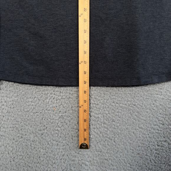 Lululemon 5 Year Basic Long Sleeve Henley Black Gray Size XL - Picture 4 of 7